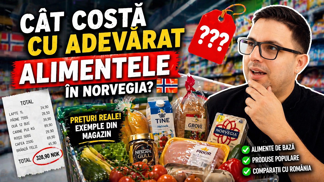 Prețurile ȘOCANTE din Supermarketurile Norvegiene