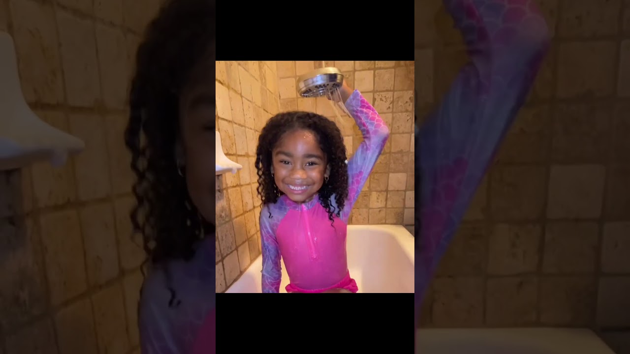 Toddler Natural Curly Hair Wash Day  #shorts #curlyhair #curls #naturalhair #washday  @glimmerwish