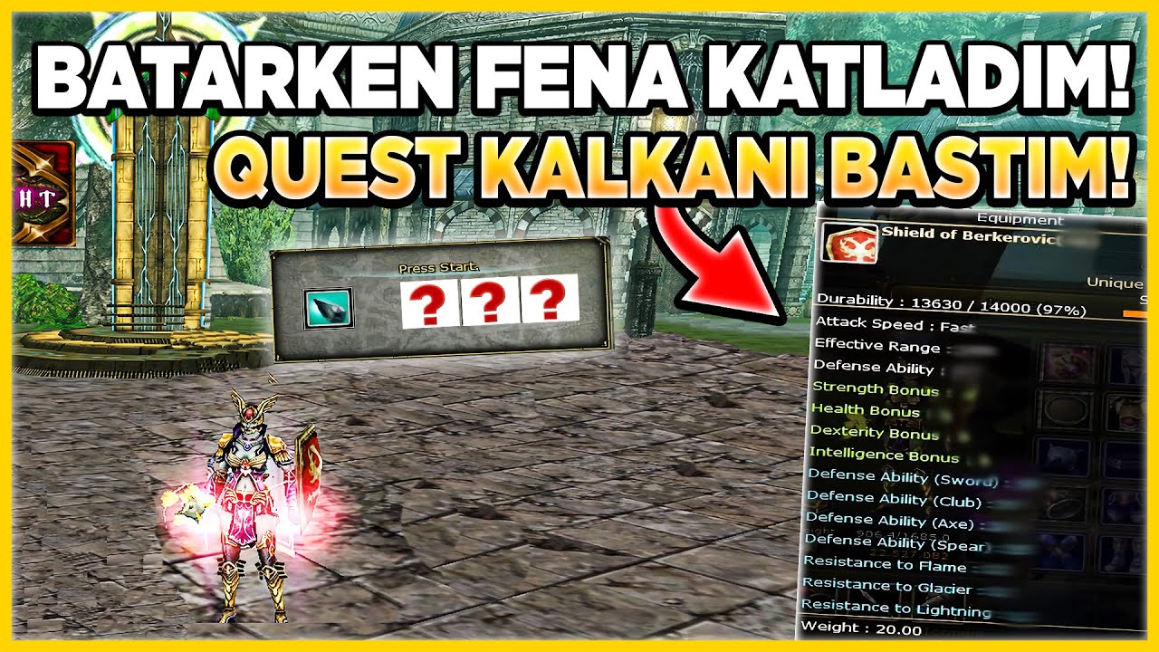 SON ANDA FENA KATLADIM 🤑! | 70 KALKANI BASTIM 😍| Knight Online Zero #18