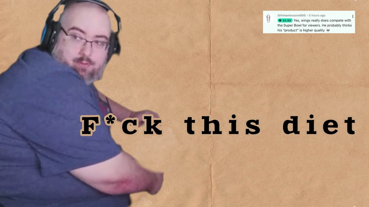 Wings Of Redemption is ready to give up on his diet | P**is 