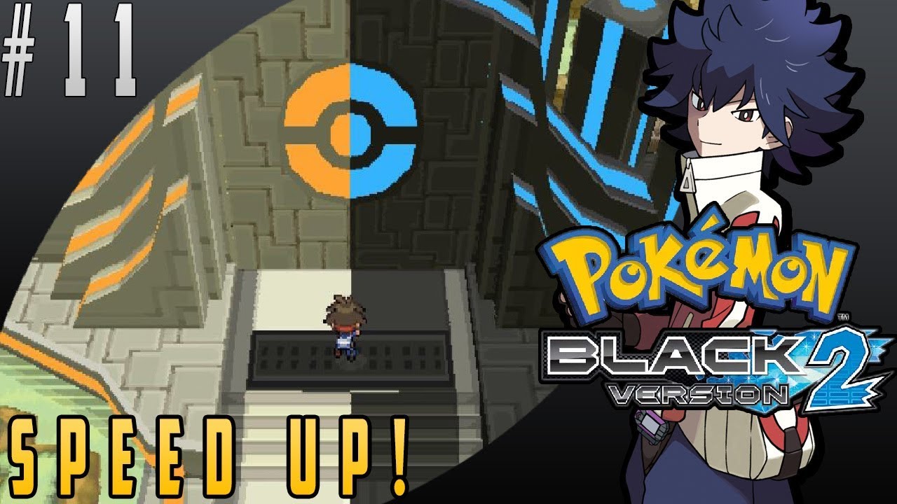Pokemon Black 2 Walkthrough Part 11 - Victory Road & Rival Hugh Semi-Final Battle (SPEED UP!)