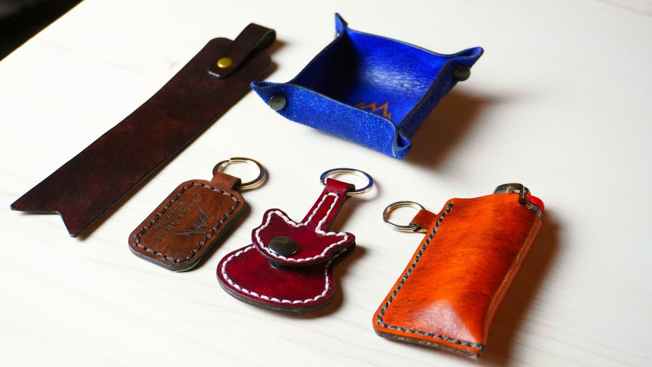 5 EASY Scrap Leather Projects
