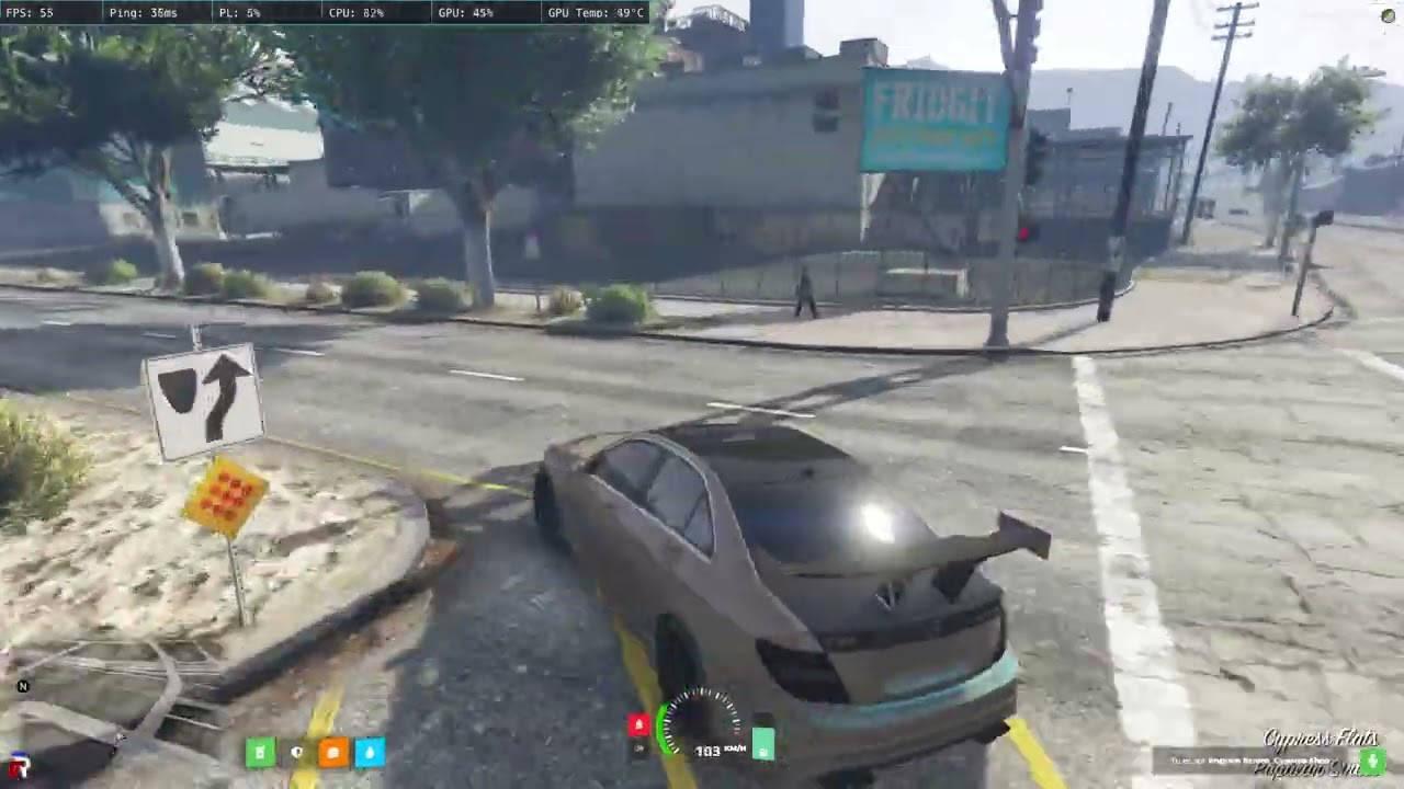 Serhat - Course poursuite #6 GTA RP Frat'lite