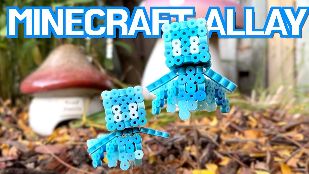 DIY 3D Minecraft фигурка из бисера Аллея Перлера