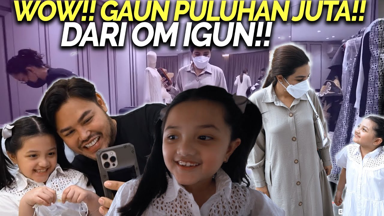 DEMI SHOW ARSY, OM IGUN TURUN TANGAN BIKININ GAUNNYA!! MEWAH BANGET!!