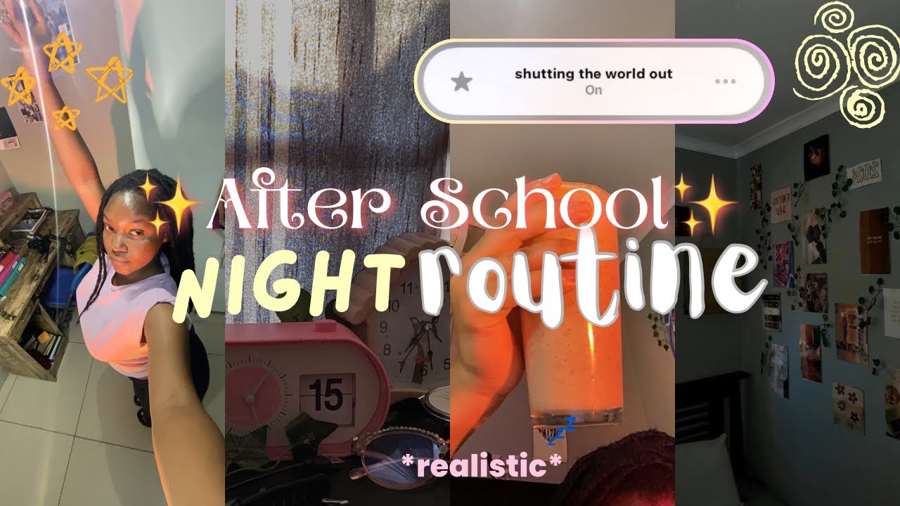 ✨ After School Night Routine 2025 | Realistic + Productive + Cozy Vibes 🌙| Toia Siele 