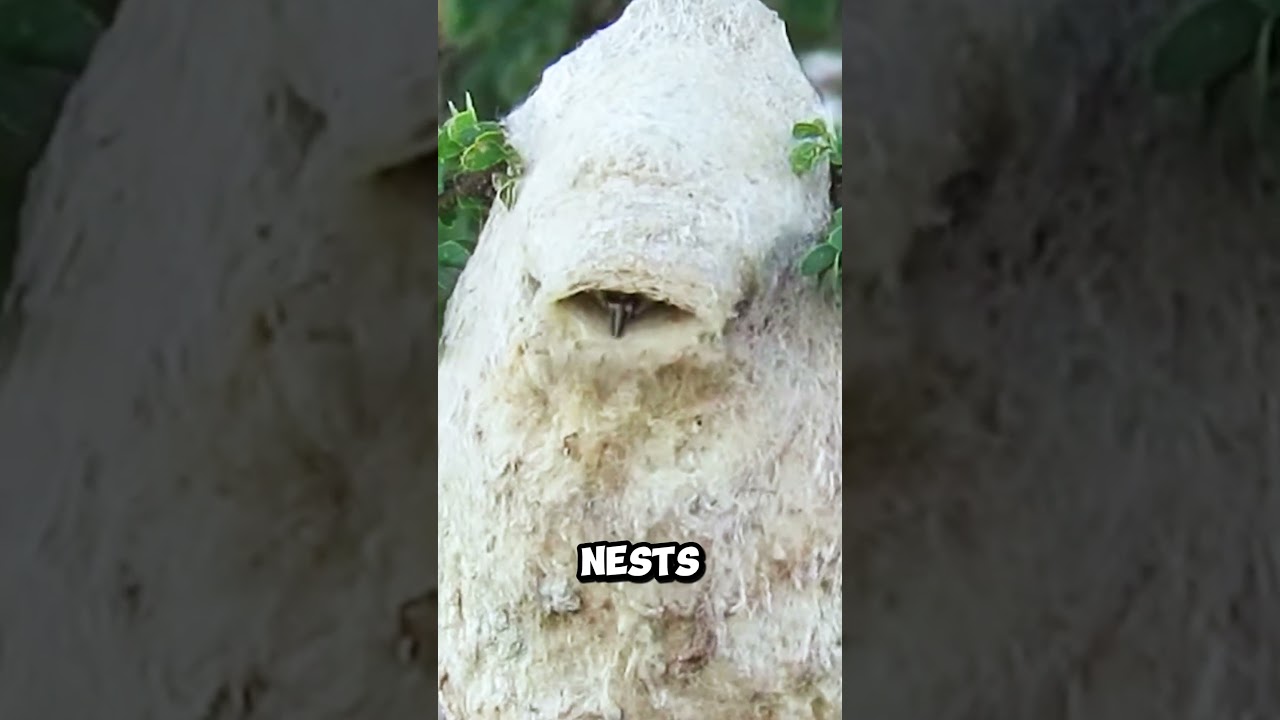 This Birds Are Genius At Building Nests! #shorts