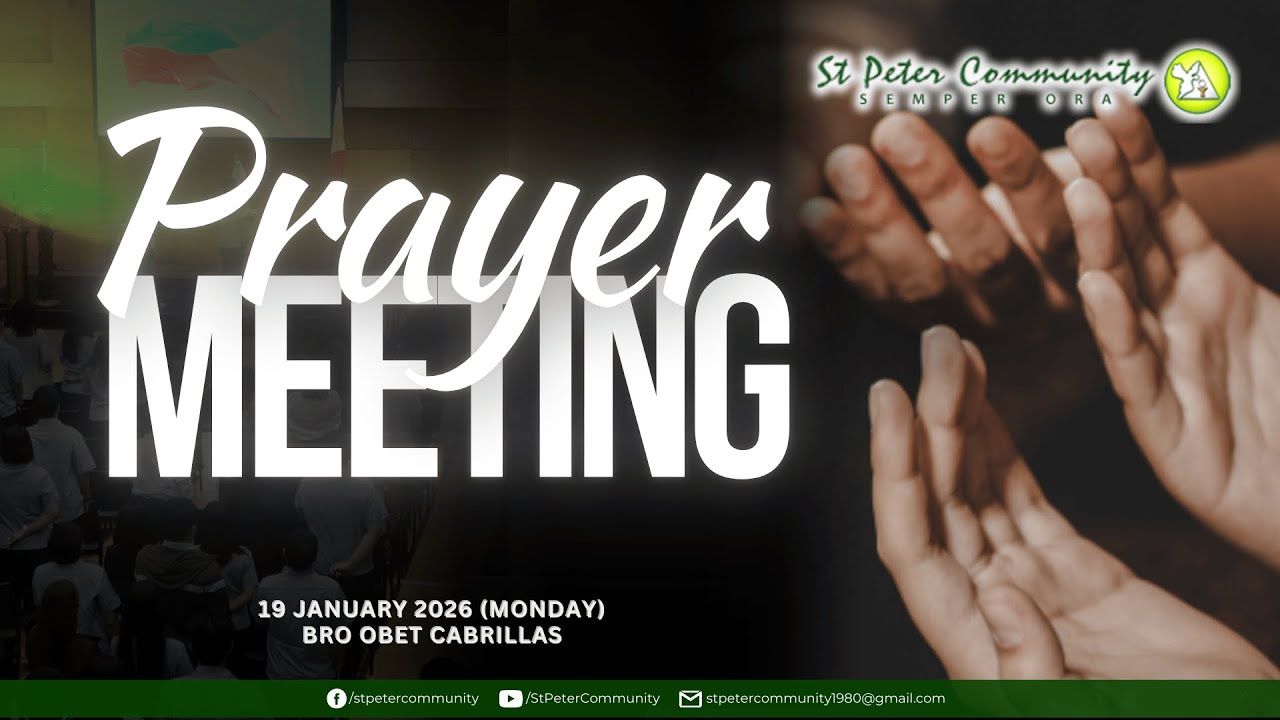 19 January 2025 | St Peter Community Prayer Meeting