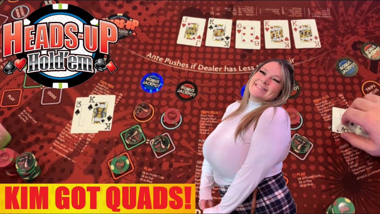HEADS UP HOLD EM live from the Plaza in LAS VEGAS! ULTIMATE TEXAS HOLD EM! Casino Table Games!