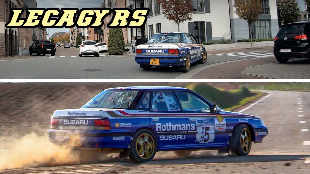SUBARU LEGACY RS ROTHMANS | Boxer-4 rumble, Blow-off valve & following on public roads