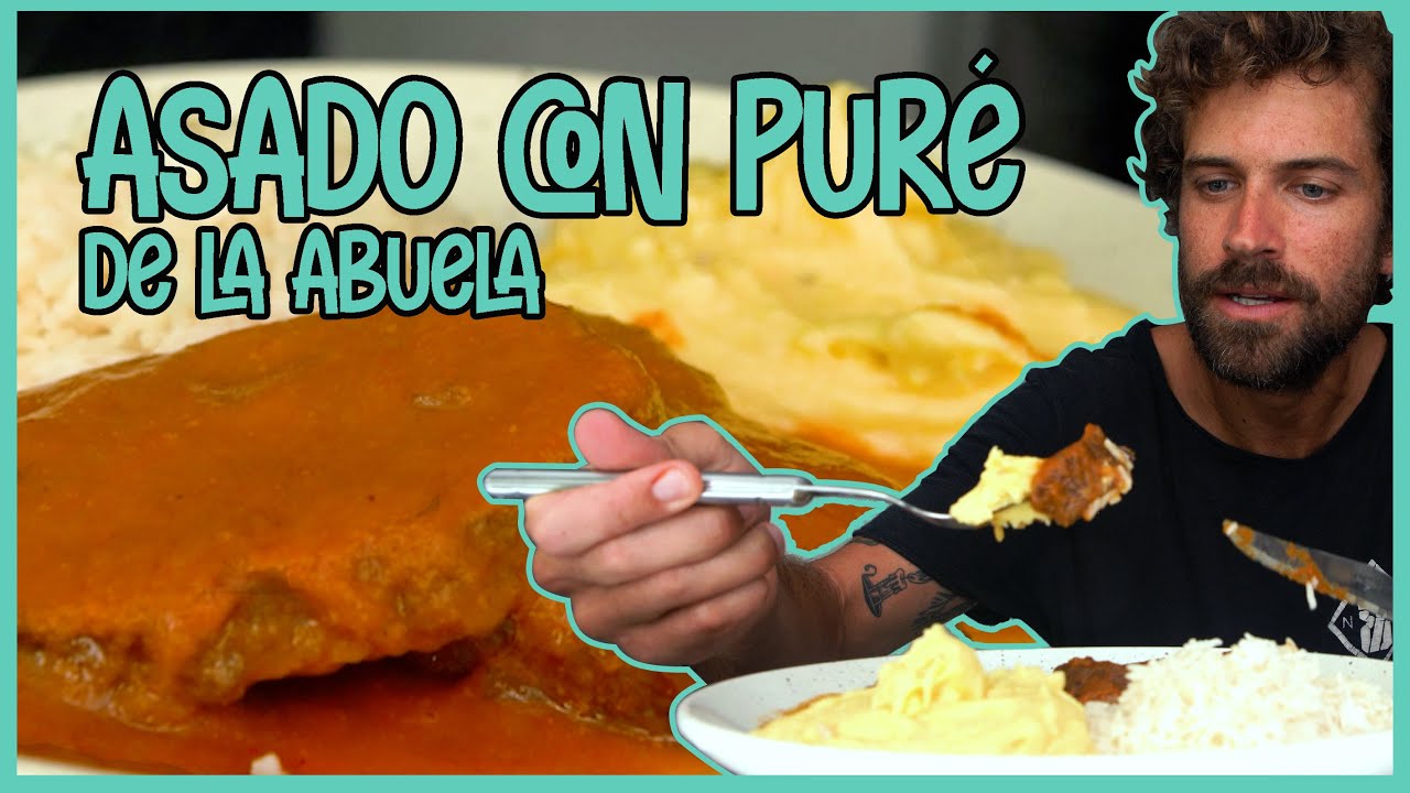 ASADO CON PURÉ -Con todo el sabor casero
