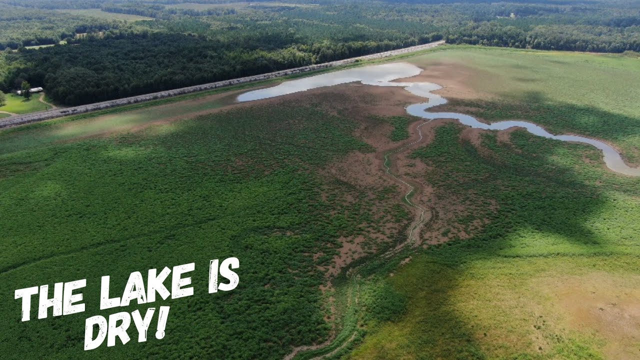 500 acre Oktibbeha County Lake has been DRAINED! Also an update on our river bridge
