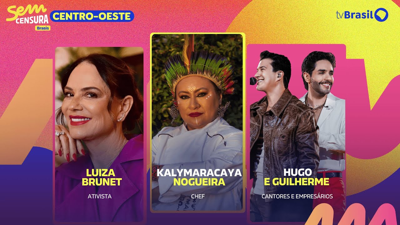 🔴 SEM CENSURA RECEBE LUIZA BRUNET, HUGO E GUILHERME E KALYMARACAYA NOGUEIRA