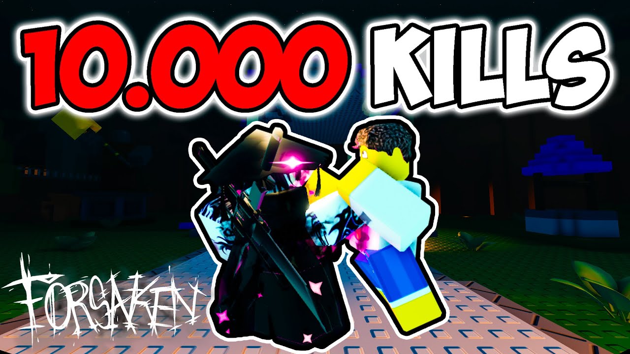 PEGANDO 10.000 KILLS DE KILLER no FORSAKEN | ROBLOX