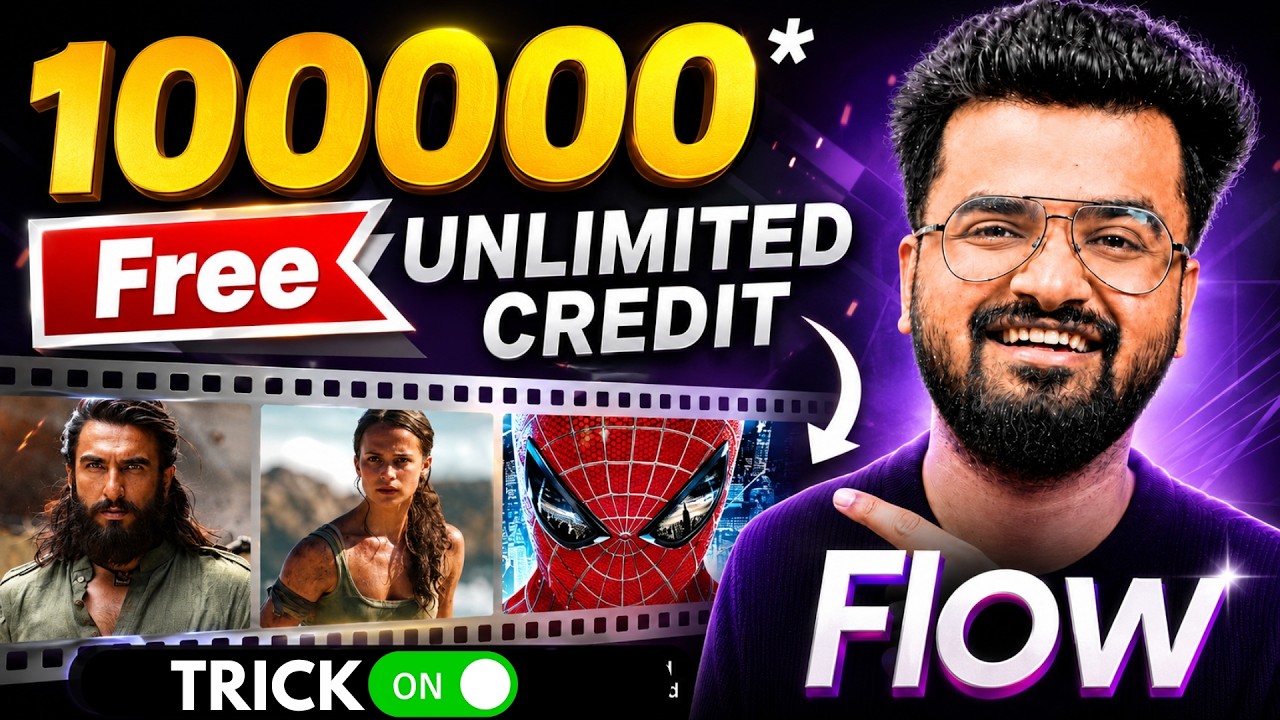 Google Flow Unlimited Credits Free Trick! 🤯 (Chrome Extension Trick 2026)