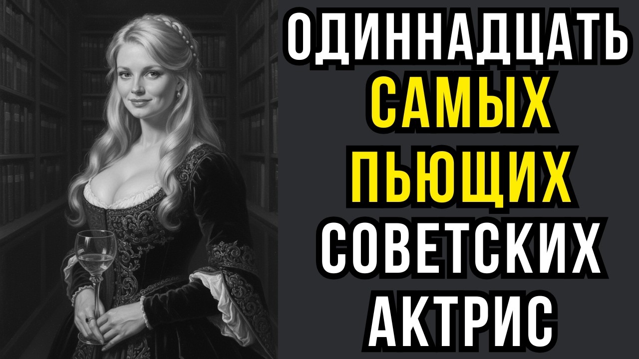Одиннадцать САМЫХ ПЬЮЩИХ советских актрис