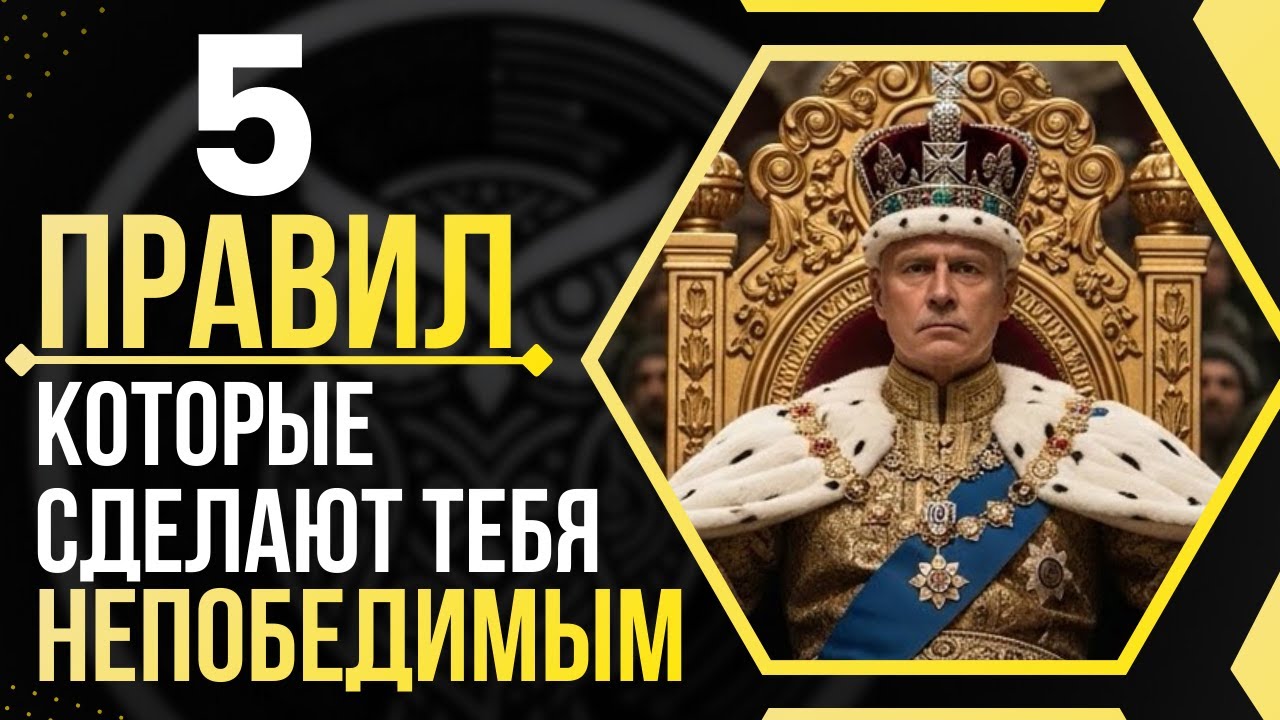 5 жестоких правил, которые делают тебя непобедимым!