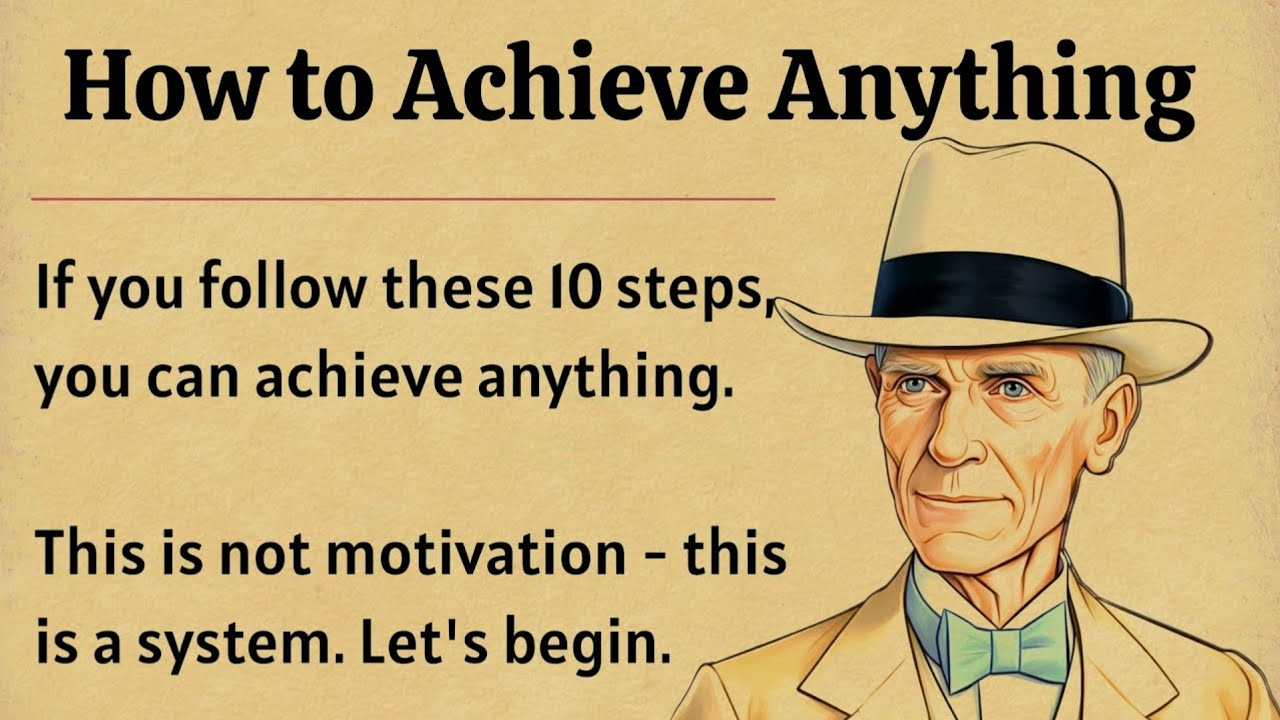 How to Achieve Anything || Learn English Through Motivation 🔥 || Graded Reader || Improve English ✅️