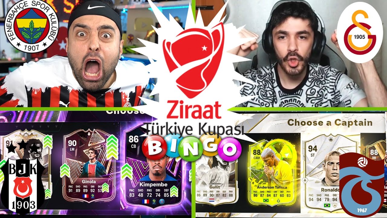 TÜRKİYE KUPASI ÇEYREK FİNAL CHALLENGE 😱 BATU KADRO KURMA BİNGO KAPIŞMASI 2024 !