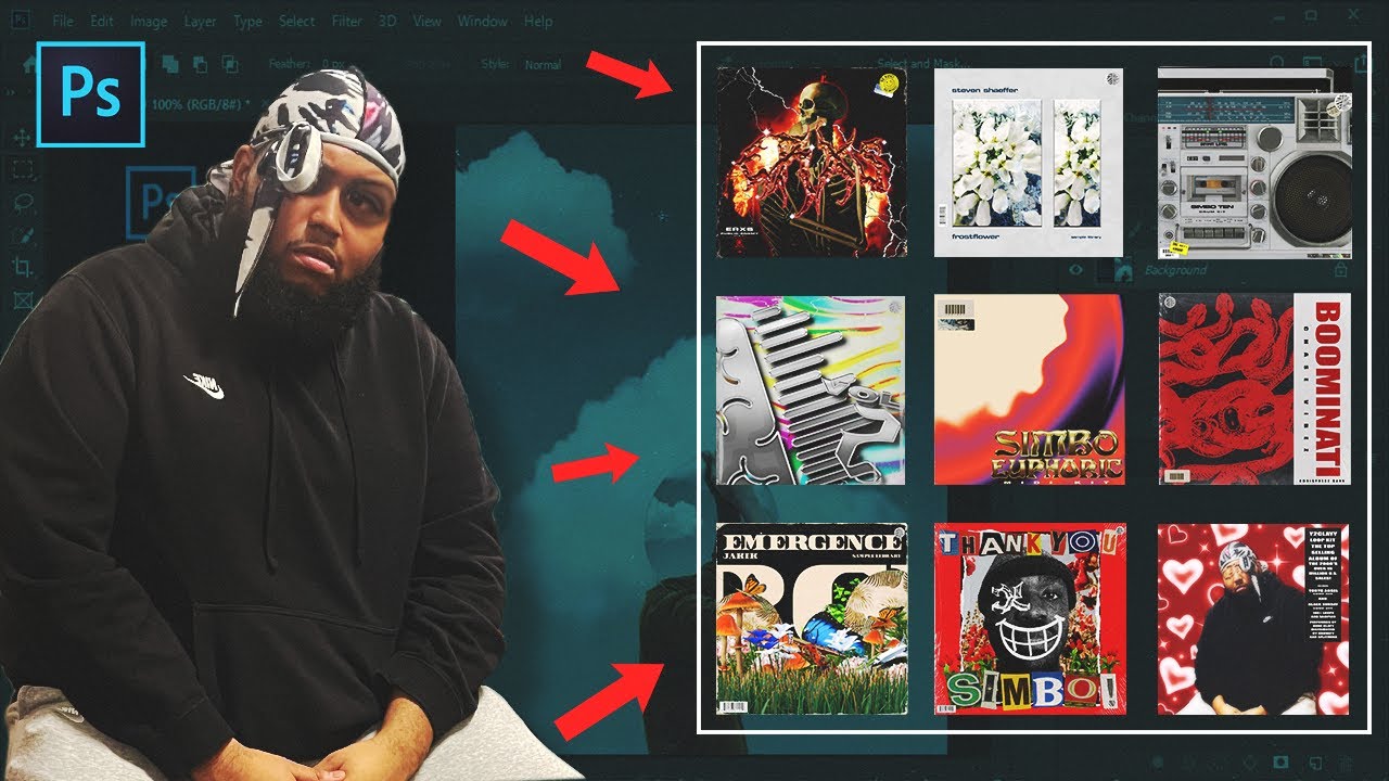 How To Make BETTER Cover Arts And Graphics! | Splitmind Photoshop Tutorial