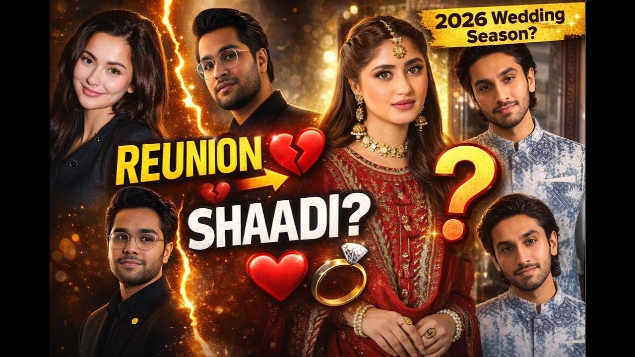 🔥 Double Drama in Showbiz! Hania-Asim Reunion Hints & Sajal-Hamza Wedding Buzz 🔥