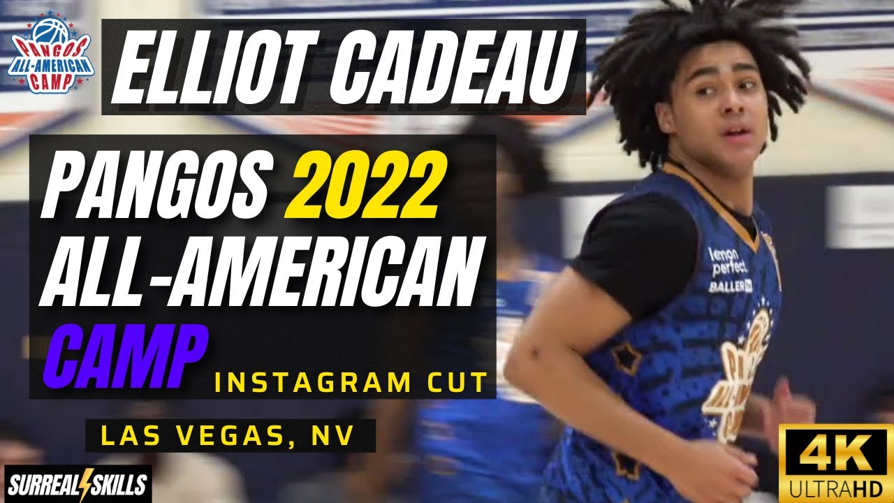 Elliot Cadeau 5-STAR North Carolina COMMIT (CLASS of '24) 2022at  Pangos All-American Camp 🏀💯4K