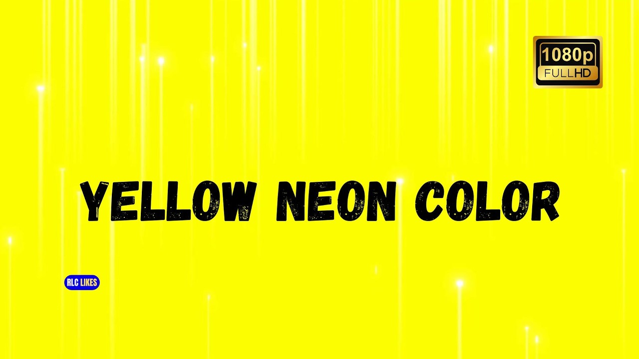 Yellow Neon Color  | Wallpaper Screensaver 4 Your Phone Monitor PC TV