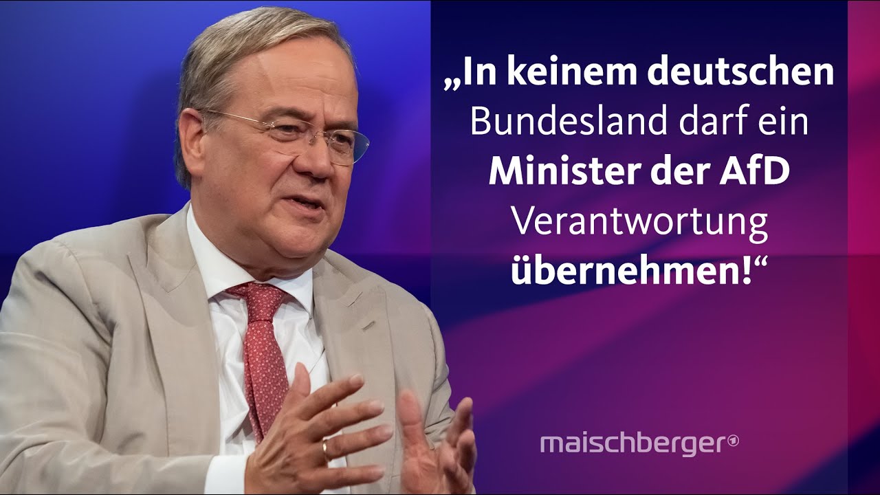 Armin Laschet über die Bündnissuche der CDU nach den Landtagswahlen in Ostdeutschland | maischberger