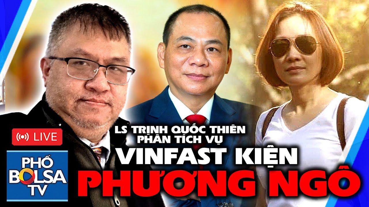 Ls Trịnh Quốc Thiên phân tích vụ VinFast kiện Phương Ngô, Canada - Góc nhìn Pháp lý và Truyền thông