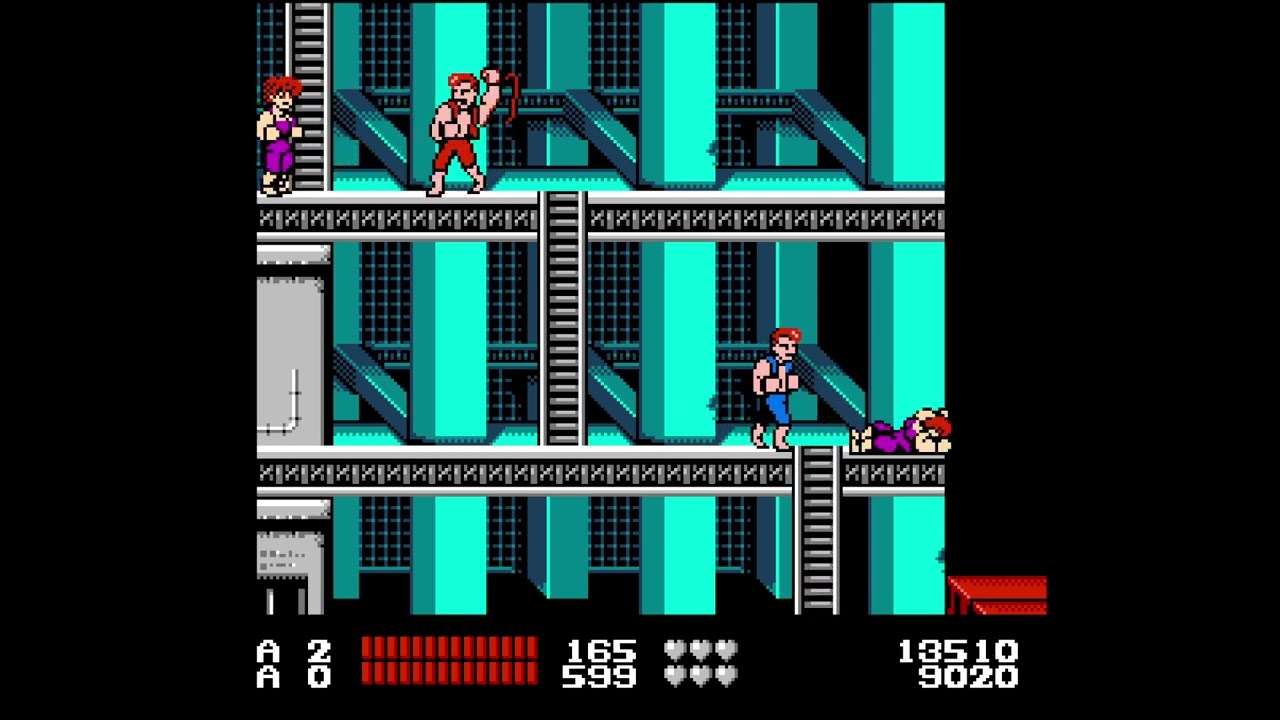 Real Double Dragon - Two Player Double Dragon NES Gameplay
