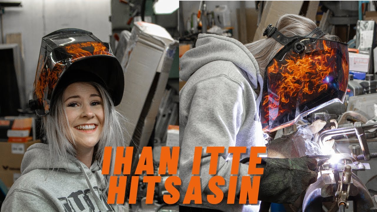 KTM 300EXC Crash Rebuild - Tig hitsaamista