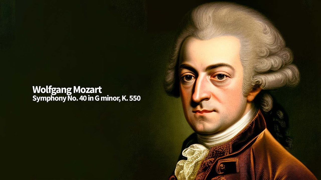 Wolfgang Mozart - Symphony No. 40 in G minor, K. 550 - Music Classic