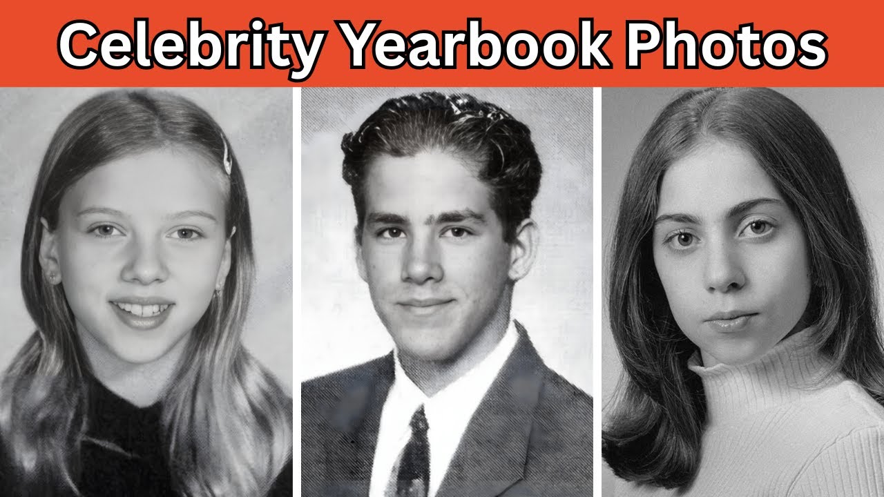 Guess the Celebrity by Their Yearbook Photo in 5 Seconds