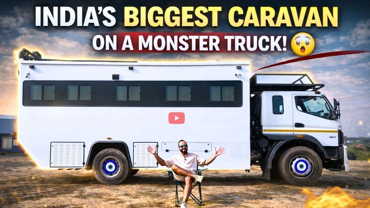 India’s Largest Truck-Caravan 🚘 | Bharat Benz