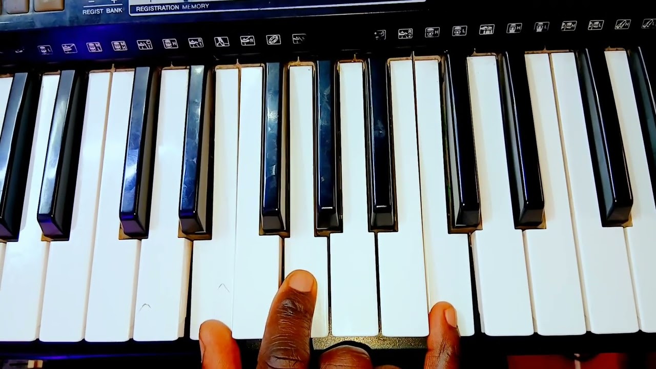 HOW TO PLAY 1,4,5,4 SEBEN | IN THE KEY OF C | PIANO SEBEN TUTORIAL 
