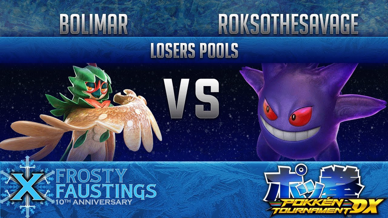 FFX - POKKEN DX LOSERS POOLS - Bolimar (Decidueye) vs InC | RoksoTheSavage (Gengar)
