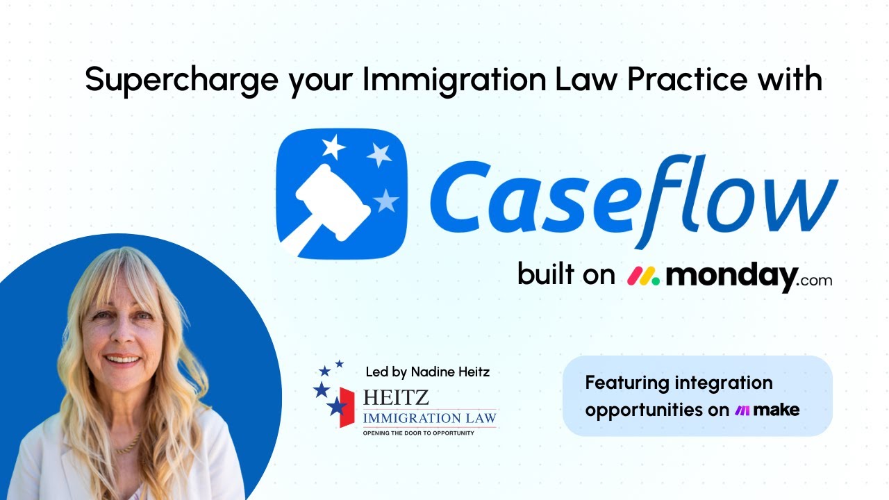 Immigration Law Workflows on monday.com: Meet Caseflow!