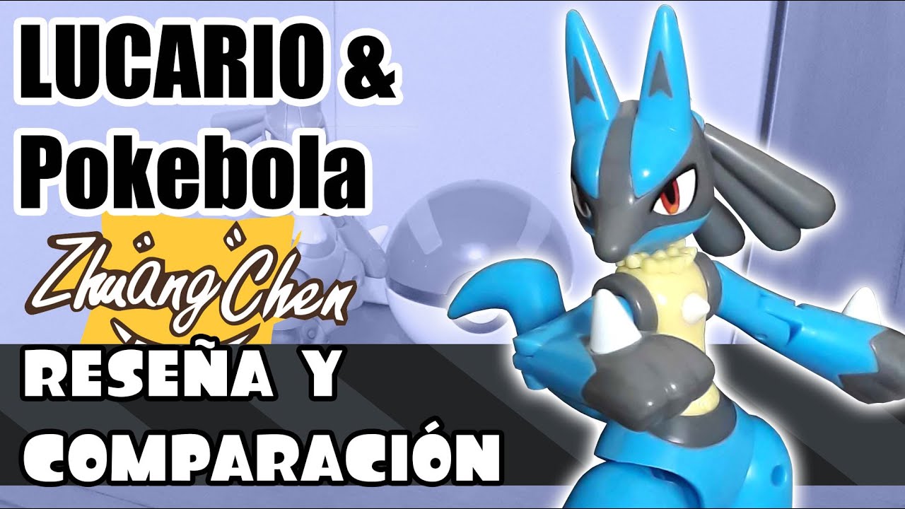 CONVIENE? - LUCARIO & POKEBOLA (marca Zhuang Chen?) Pokémon "Deformation Toy"