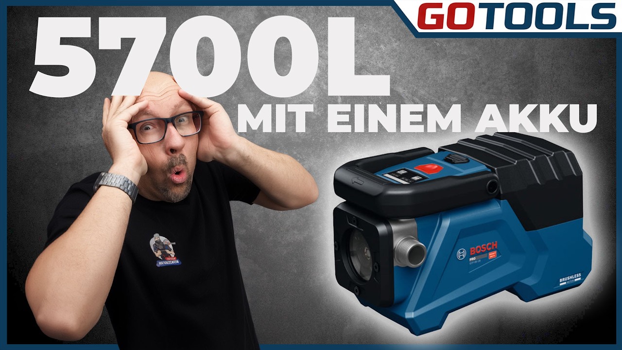 5700 Liter mit 1 Akku?! GTP 18V-28 Transferpumpe #BOSCH