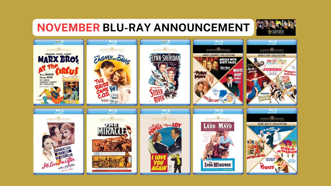 Архив Warner НОЯБРЬ Новый #Bluray анонс #подкаст #фильм #классическиефильмы #физическиеносители