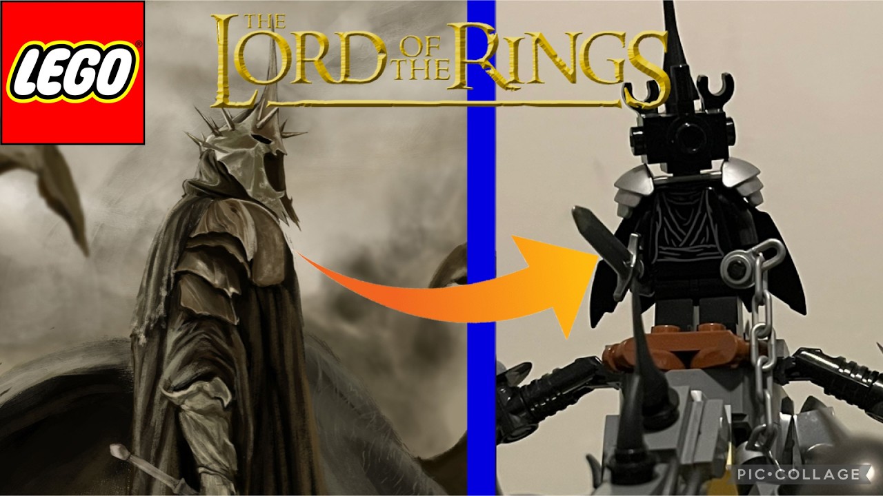 Nine Custom LEGO Lord of the Rings Minifigures
