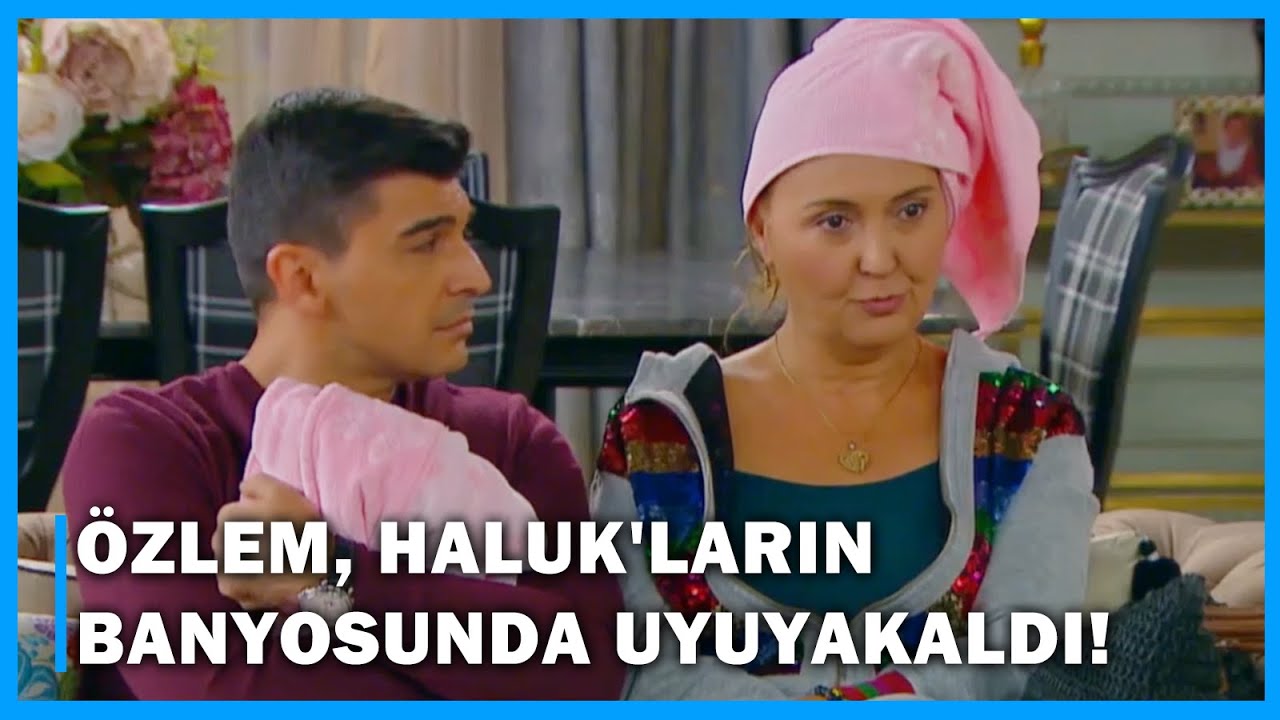 Özlem, Haluk'ların Banyosunda Uyuyakaldı! - Çocuklar Duymasın 61.Bölüm