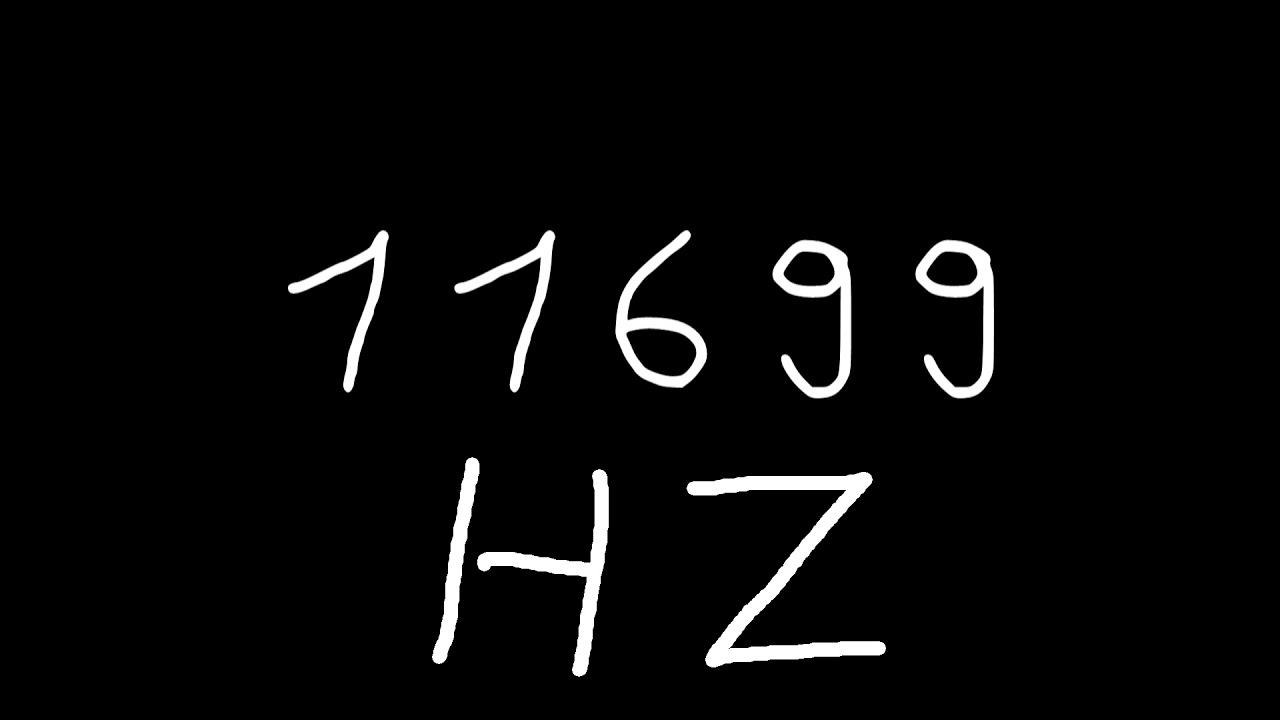11699 hz