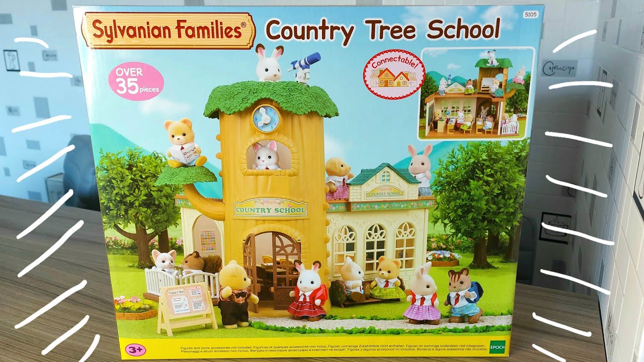 Country Tree School Unboxing - Sylvanian Families / Calico Critters