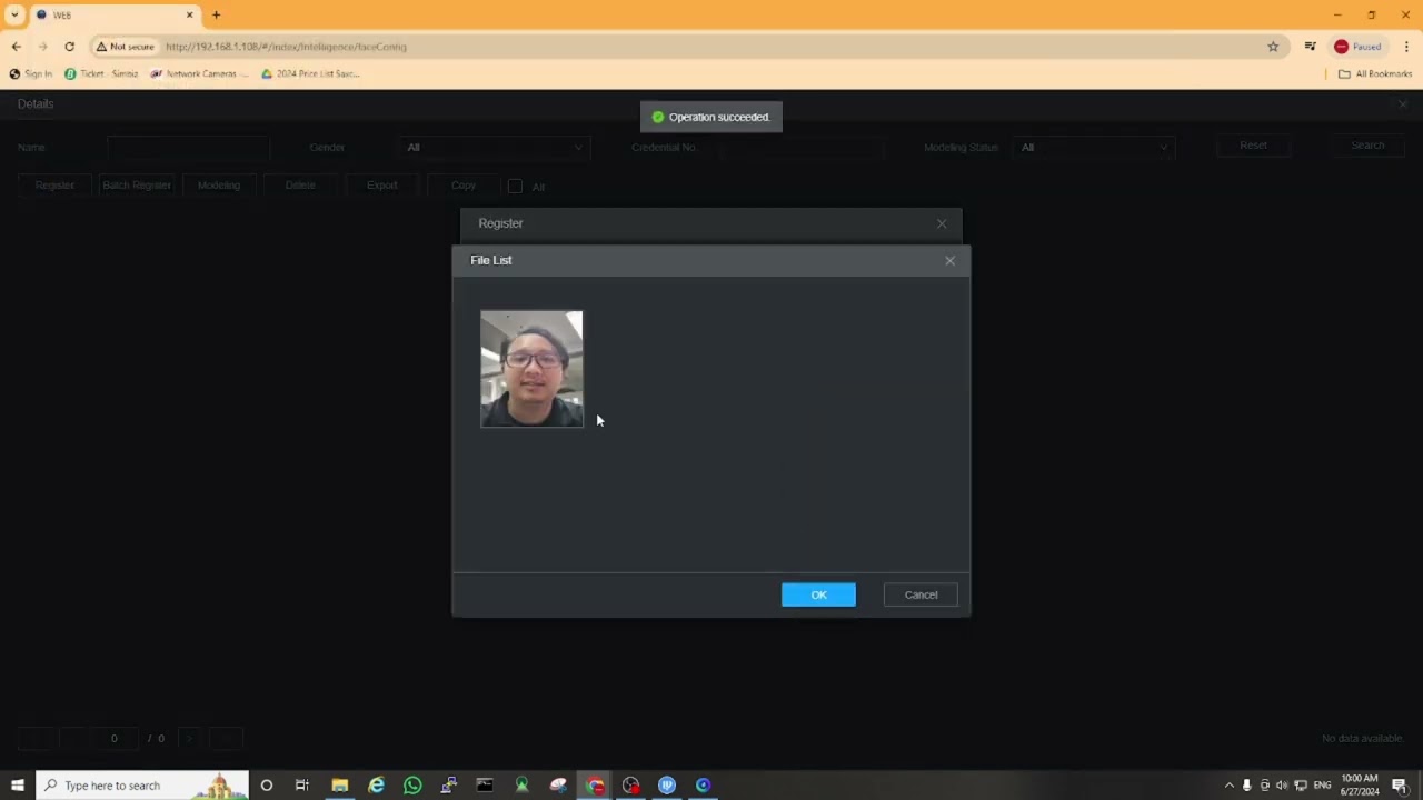 Dahua Face Recognition Configuration Using NVR AI