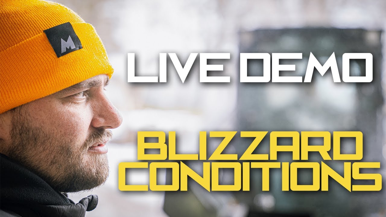 MUSKOX Live Demo!!! | 22-78 Bidirectional Snowblower | Blizzard Conditions