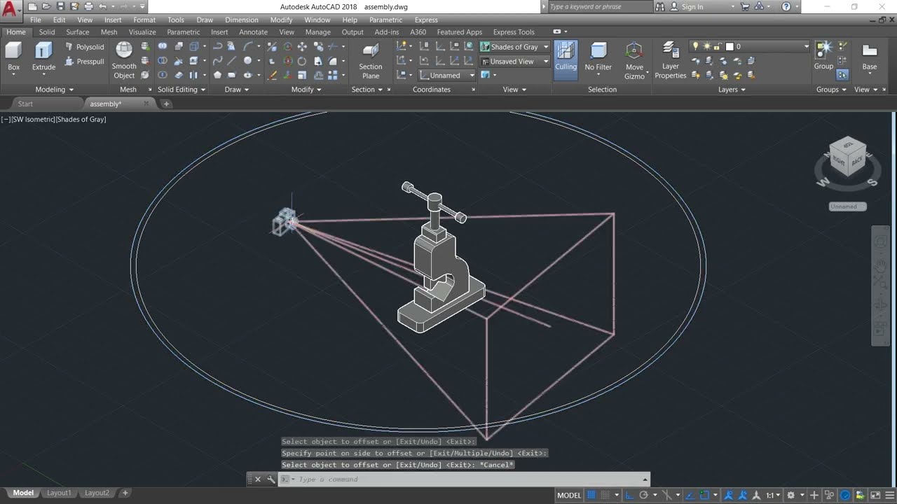 ANIMATION IN AUTOCAD