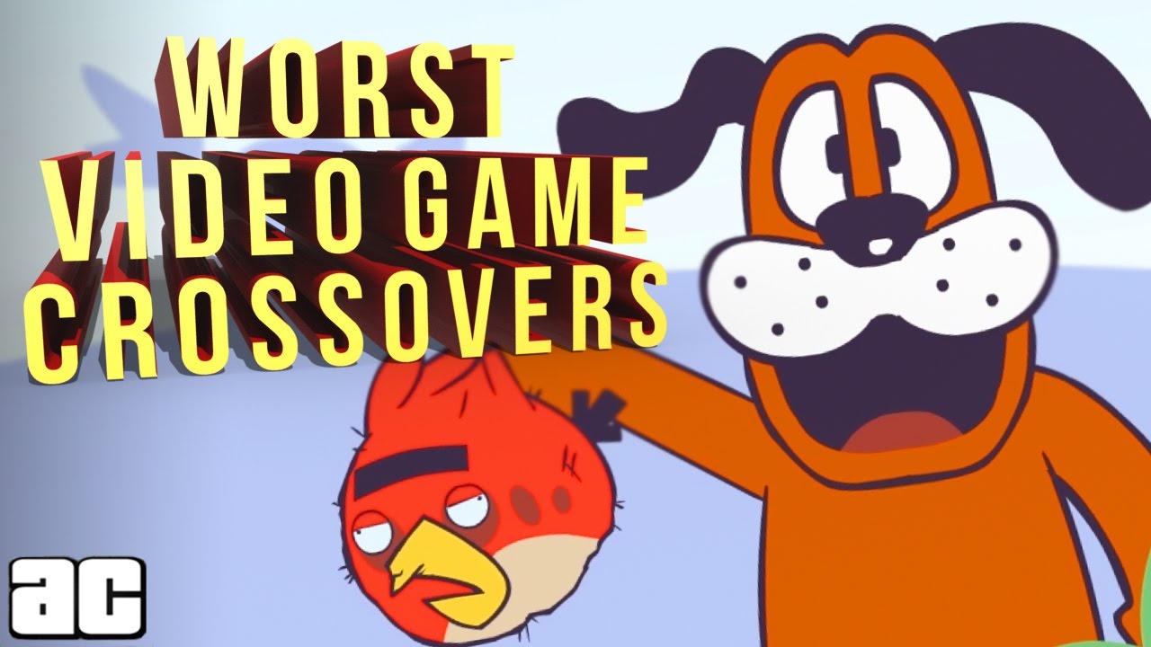 Duck Hunt Meets Angry Birds?! WORST Video Game Crossovers! | Animated Parodies