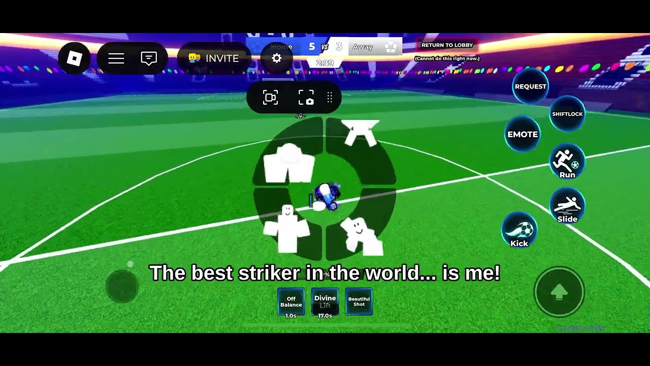The best striker in the world… is not you