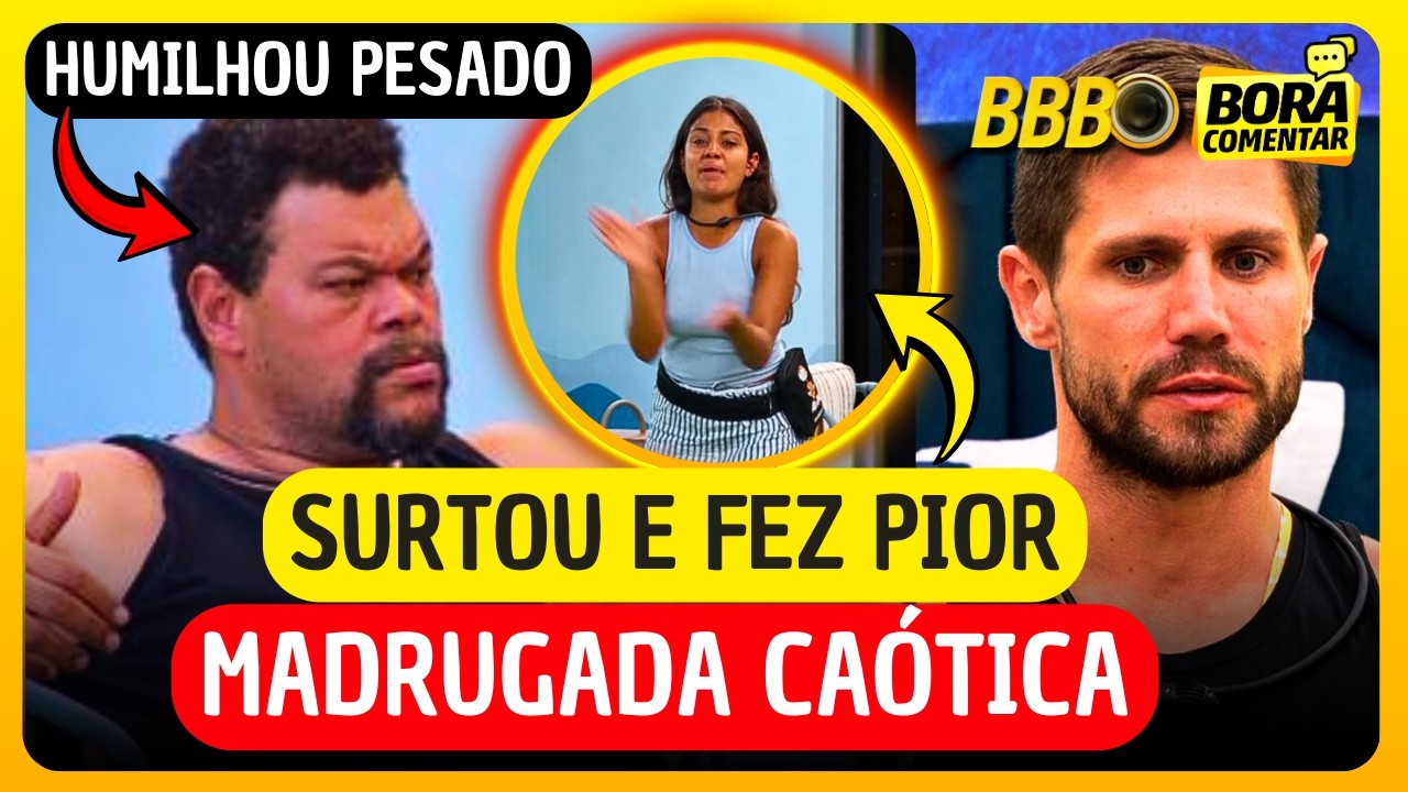 🚨😱BBB26! SURTO na MADRUGADA! Gabriela PEDE O CONTROLE e TRETA FEIO com Jonas; PROVA CANCELADA RENDE!